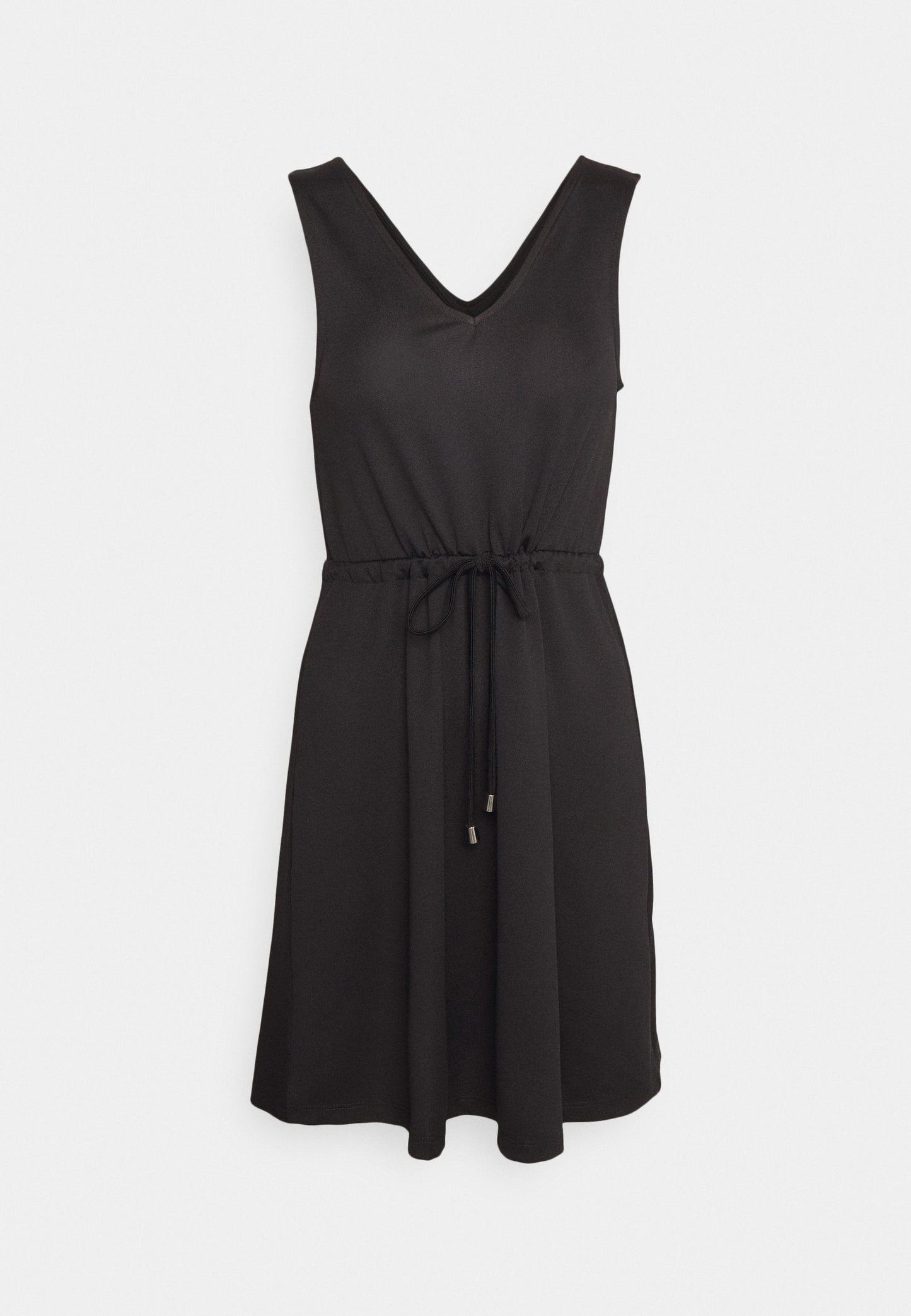 Rochie Anna Field Petite Mini Evazată Bretele Late Decolteu V Talie Ajustabilă pentru femei negru