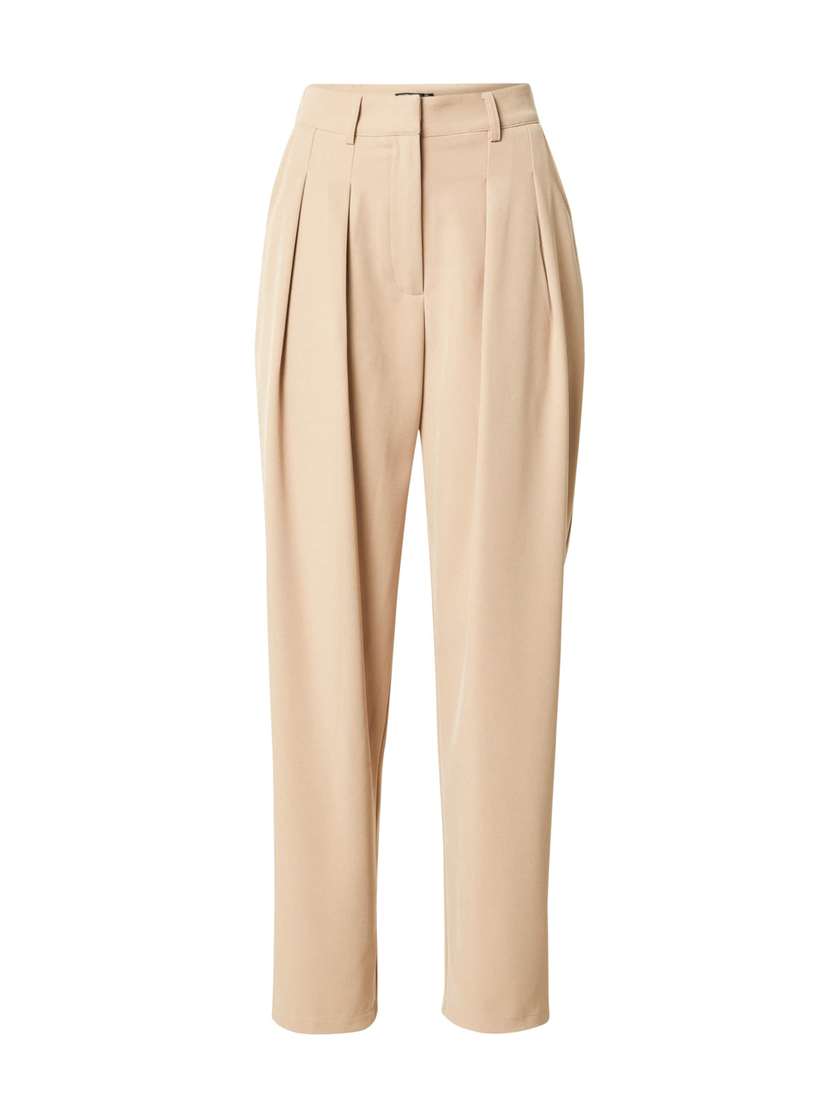 Pantaloni croială elegantă cu talie înaltă cu croi larg Leg Nasty Gal pentru femei roșu