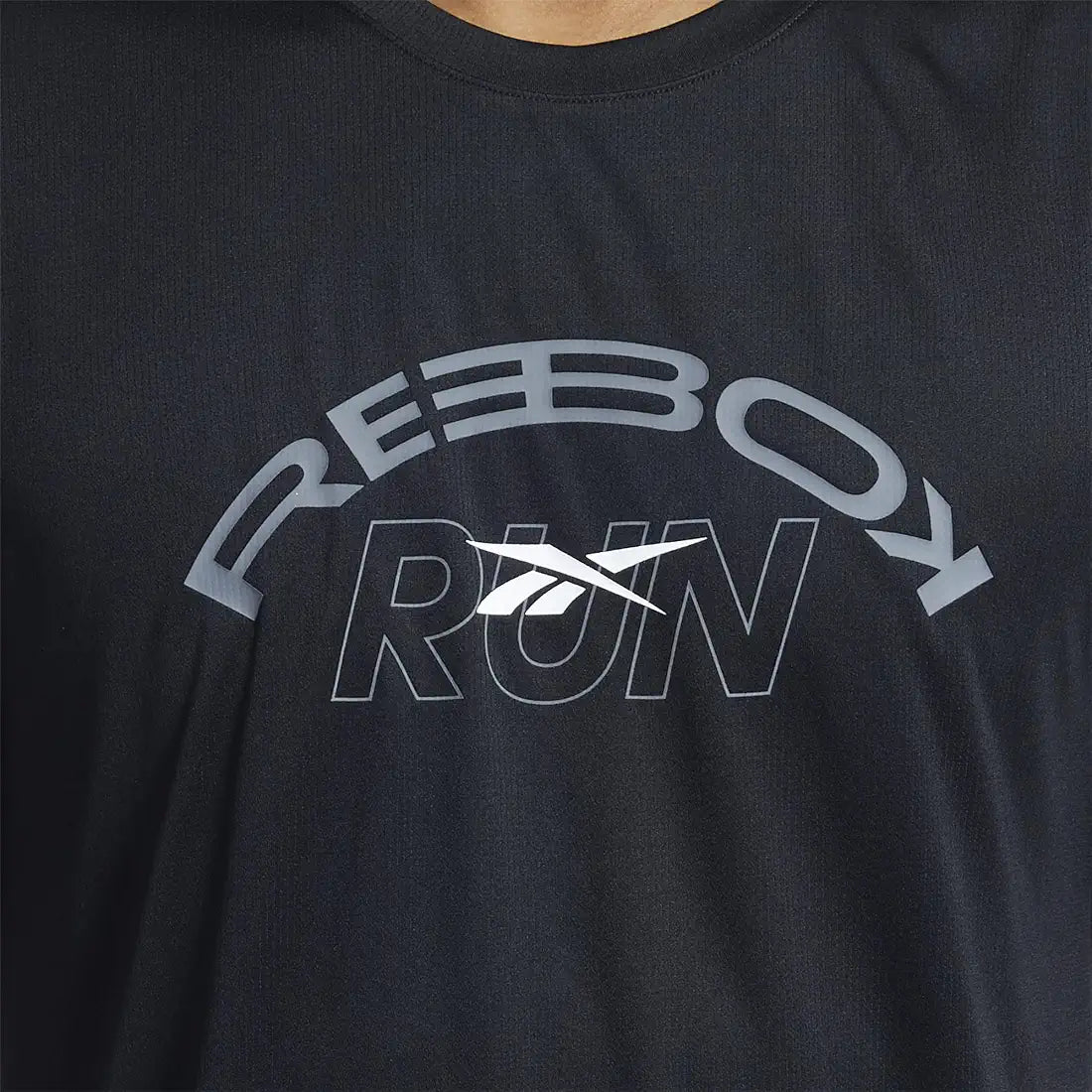 Tricou Reebok Run Bărbați Negru
