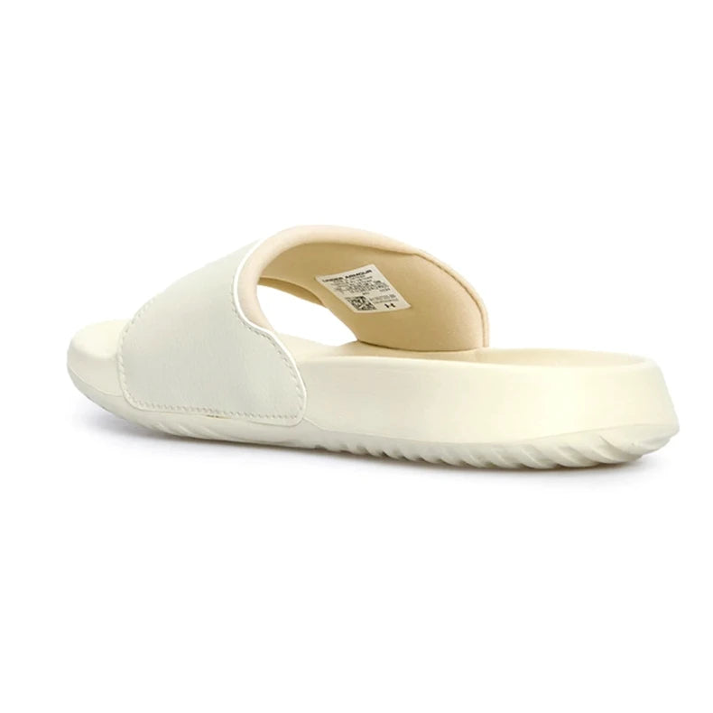 Papuci Under Armour Ansa Fix Damă, Crem/Ivory, Logo Tonal