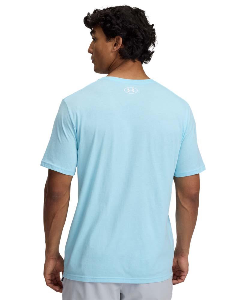 Tricou Under Armour Bărbați Albastru Deschis