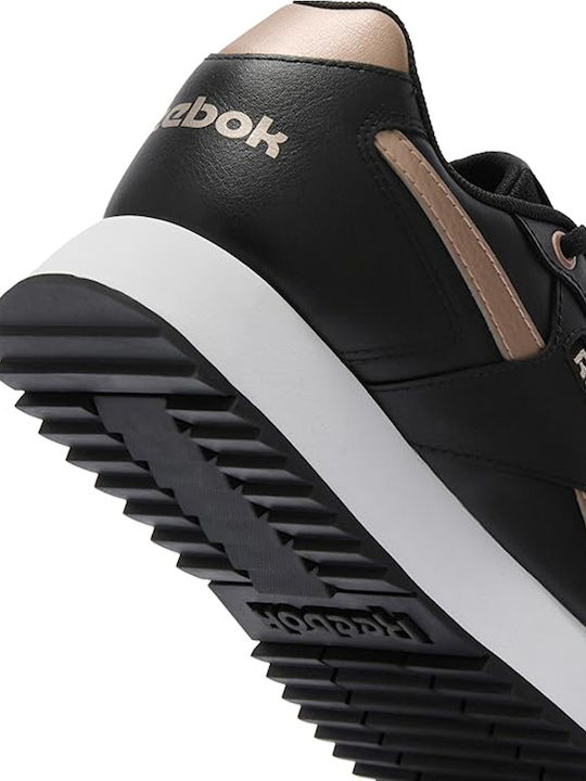 Reebok Sneakers Negri cu Detalii Bej și Talpă Contrastantă