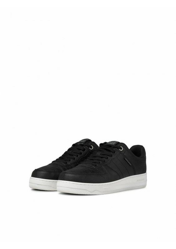 Jack & Jones Sneakers Negri cu Talpă Albă – Pantofi Casual