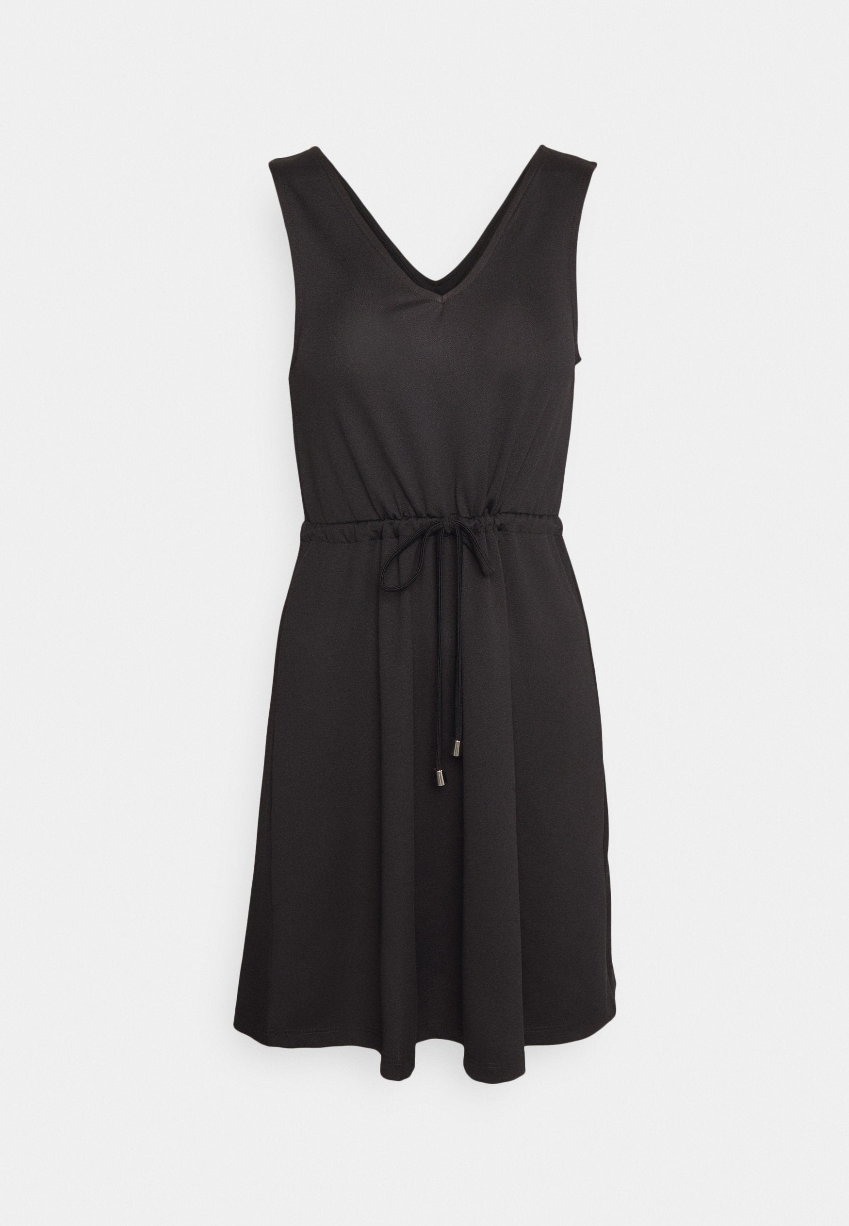Rochie Anna Field Petite Mini Evazată Bretele Late Decolteu V Talie Ajustabilă pentru femei negru