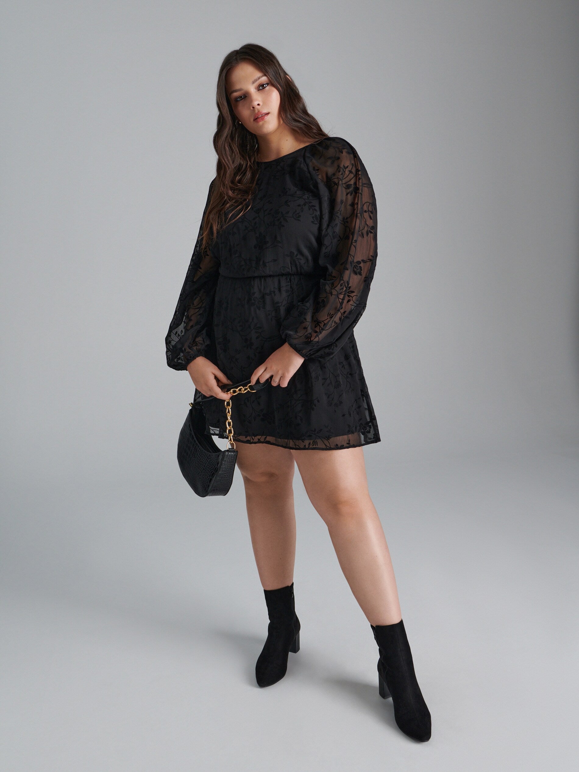 Rochie Sinsay damă - Negru (3293F) - image 3