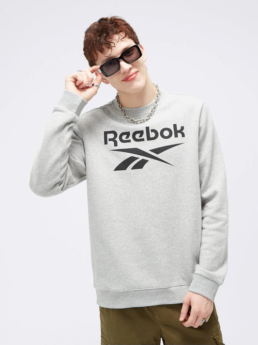 Hanorac fără glugă Reebok bărbați - Gri - L