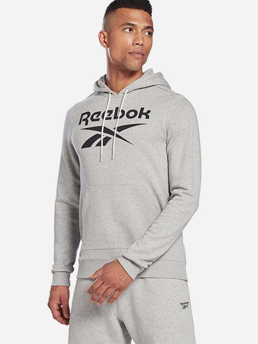 Hanorac Reebok bărbați cu glugă - Gri - 2XL