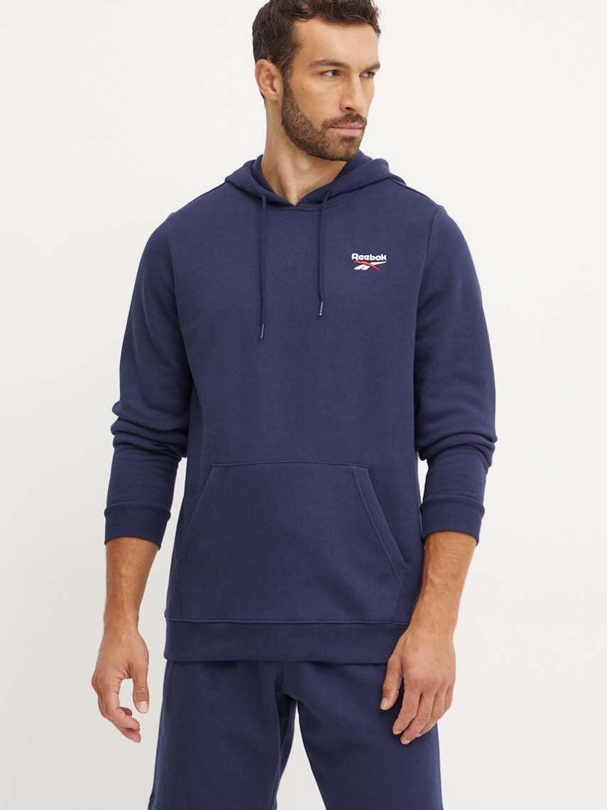 Hanorac Reebok bărbați cu glugă - Albastru închis (100202877) - S