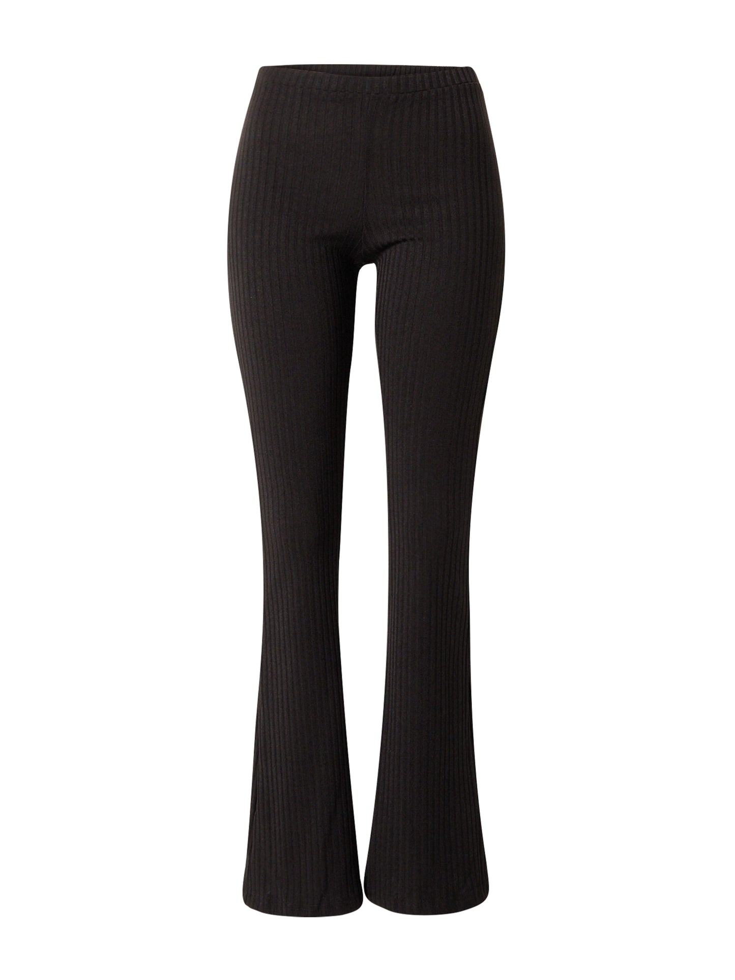 Pantaloni dekota ribbed flared Dekota Ribbed Edikted pentru femei roșu