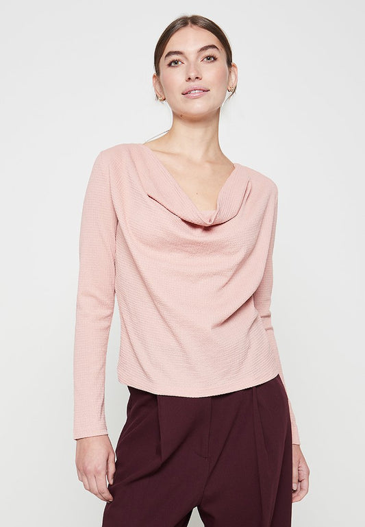 Top Vero Moda Vmvickie Mânecă Lungă Waterfall pentru femei