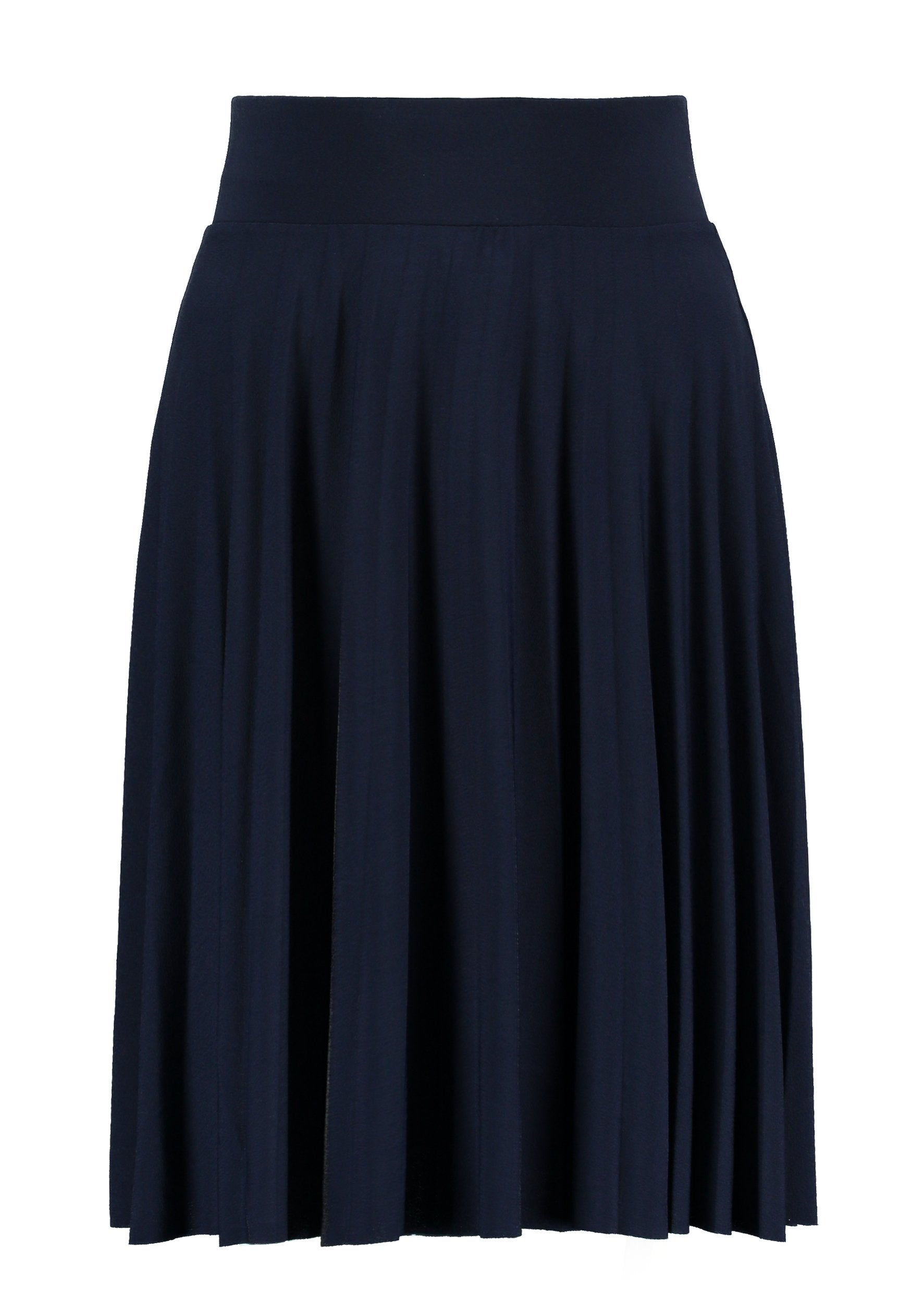 Fustă Anna Field Petite Jersey Knee Length Plissee pentru femei negru