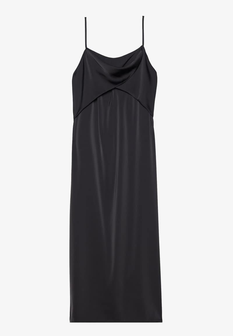 Rochie din satin cu bretele Anna Field pentru femei, maro închis
