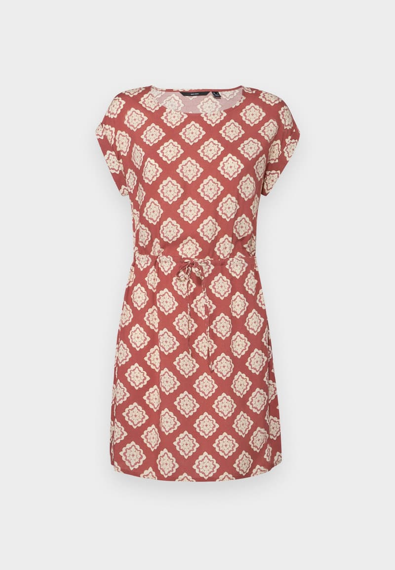 Rochie cu mâneci scurte, cu legături, scurtă Vero Moda pentru femei