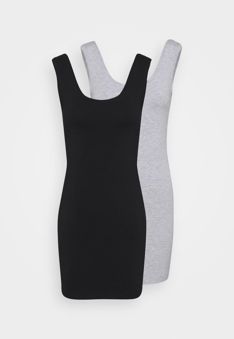 Set de 2 rochii mini mulate din jerseu Even&Odd pentru femei, negru