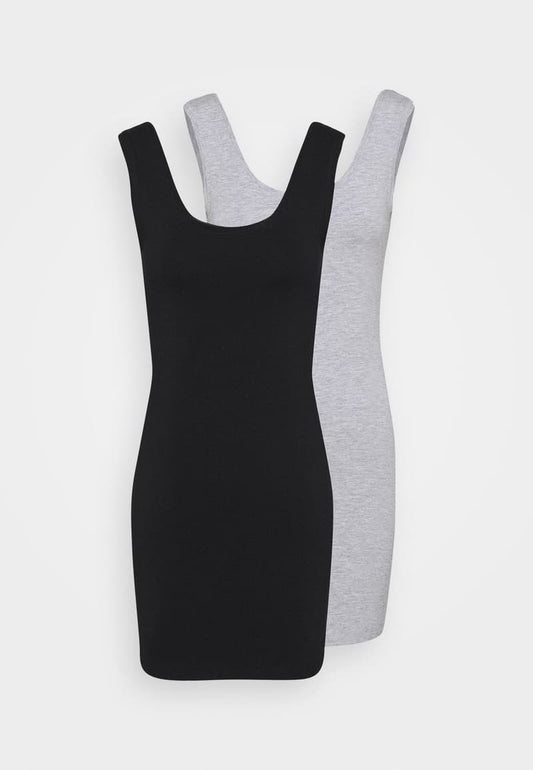 Set de 2 rochii mini mulate din jerseu Even&Odd pentru femei, negru