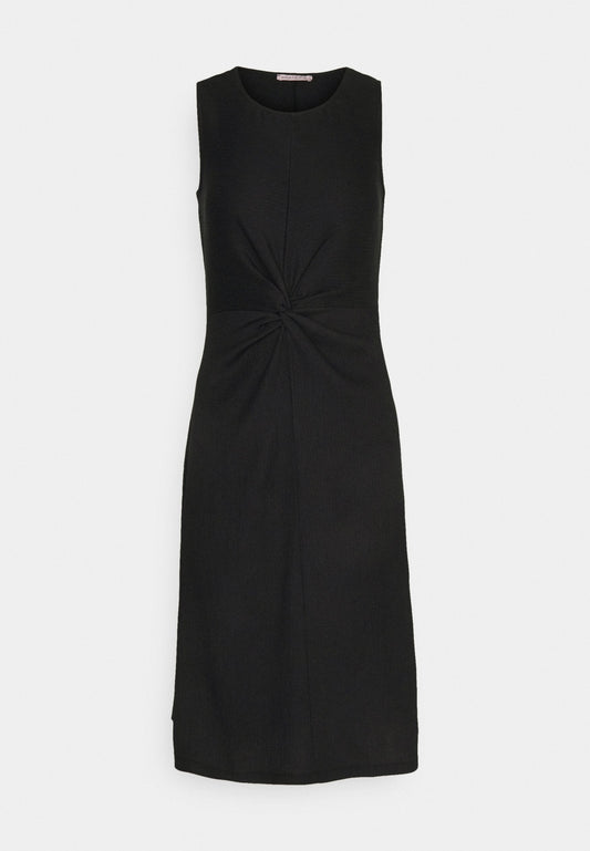 Rochie Anna Field Tall Midi Fără Mâneci Talie Înnodată pentru femei negru