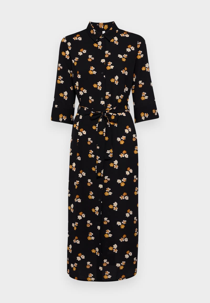 Rochie-cămașă cu mânecă 3/4 și imprimeu ONLY pentru femei