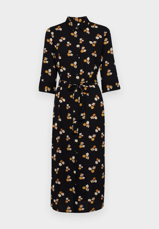 Rochie-cămașă cu mânecă 3/4 și imprimeu ONLY pentru femei