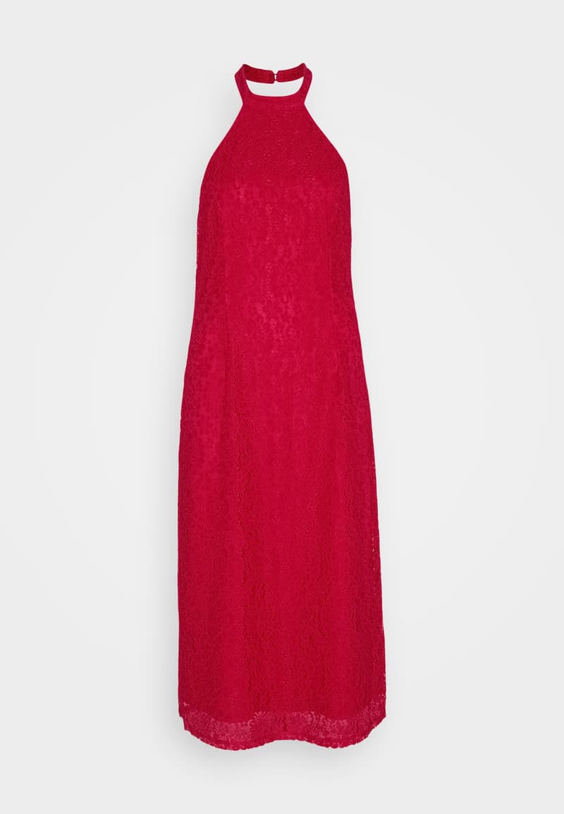 Rochie din material țesut cu decolteu halter și dantelă ONLY pentru femei