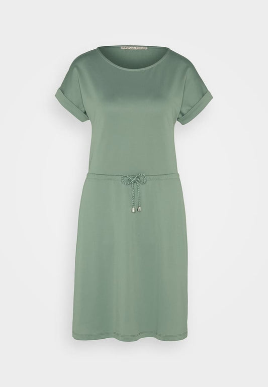 Rochie mini cu mâneci integrate și curea împletită Anna Field pentru femei, verde