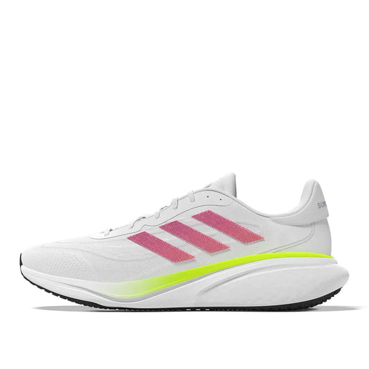 Adidas Supernova Prima – Pantofi Alergare Albi cu Roz și Verde Neon