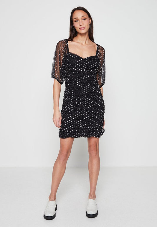 Rochie ONLY Onlsophie / Mesh Dot Ptm pentru femei