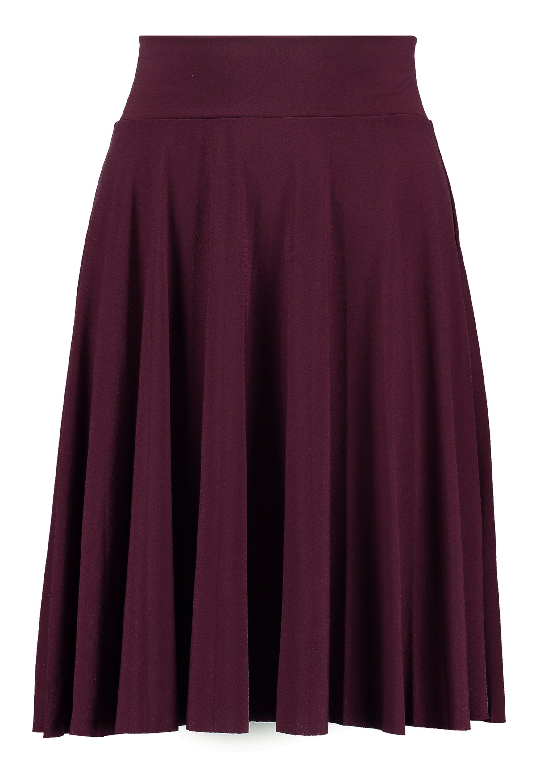 Fustă Anna Field Petite Jersey Knee Length Plissee pentru femei negru