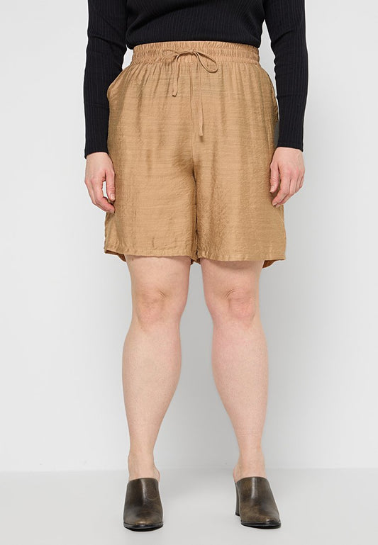 Pantaloni scurți ONLY Carmakoma Carvilla Waist String pentru femei