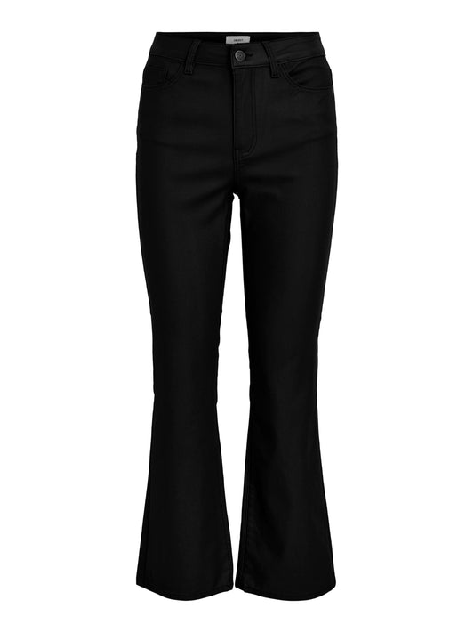Pantaloni objbelle mw 7 8 coated flared Object pentru femei roșu