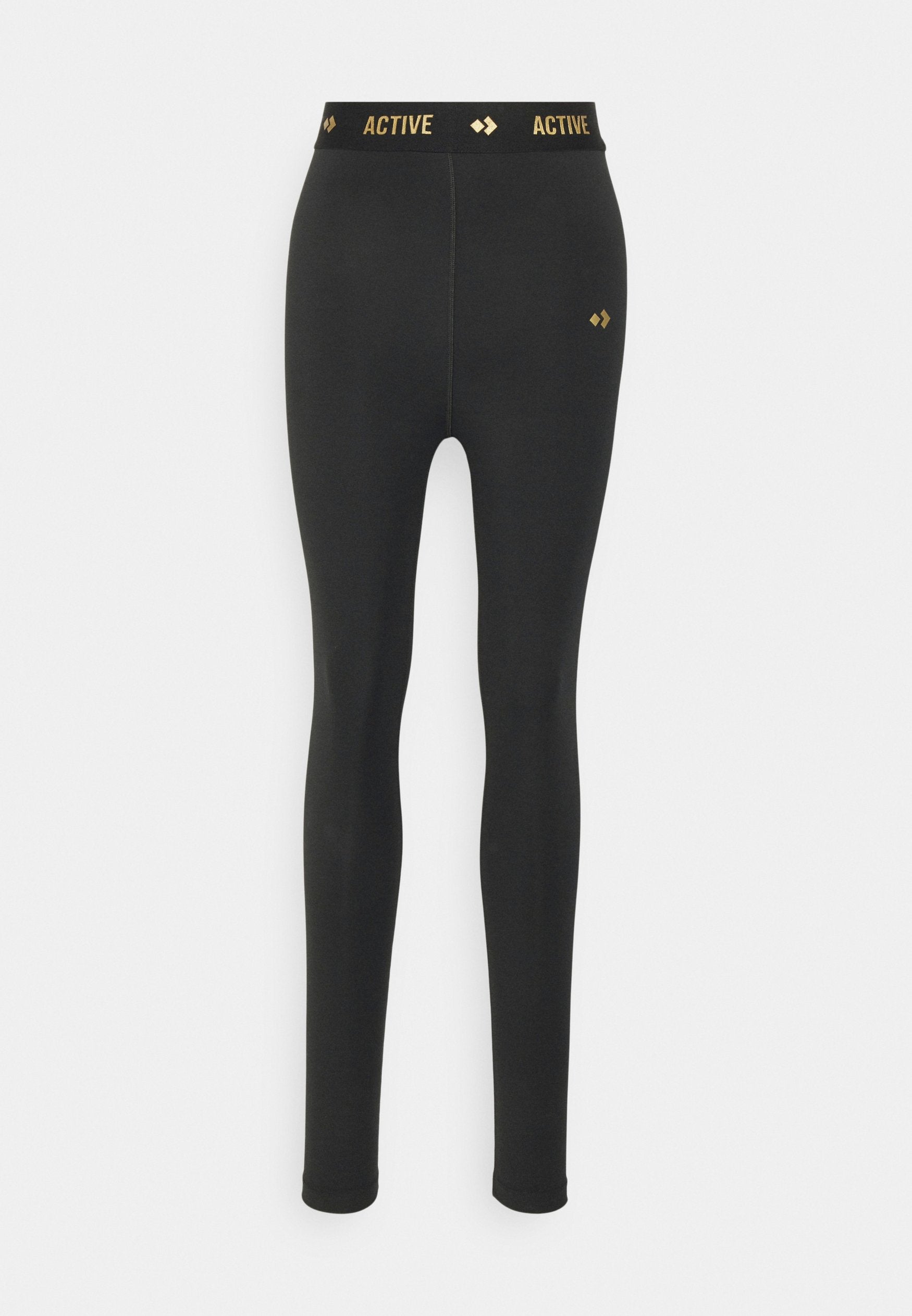 Pantaloni Even&Odd active Colanți Bandă Laterală pentru femei negru