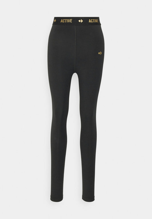 Pantaloni Even&Odd active Colanți Bandă Laterală pentru femei negru