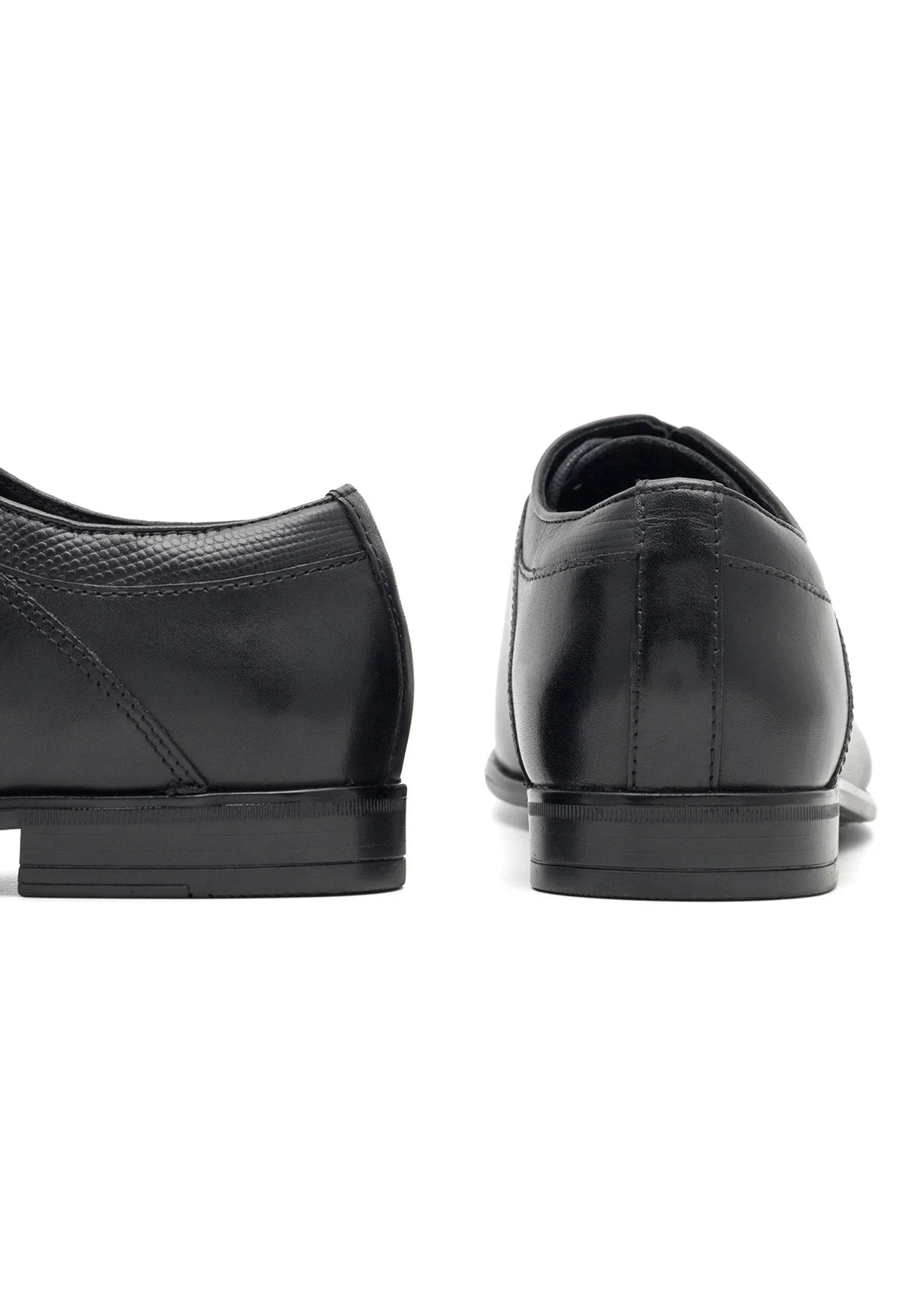 Pantofi eleganți din piele negri cu Memory Foam Lasocki Boca 01 pentru bărbați
