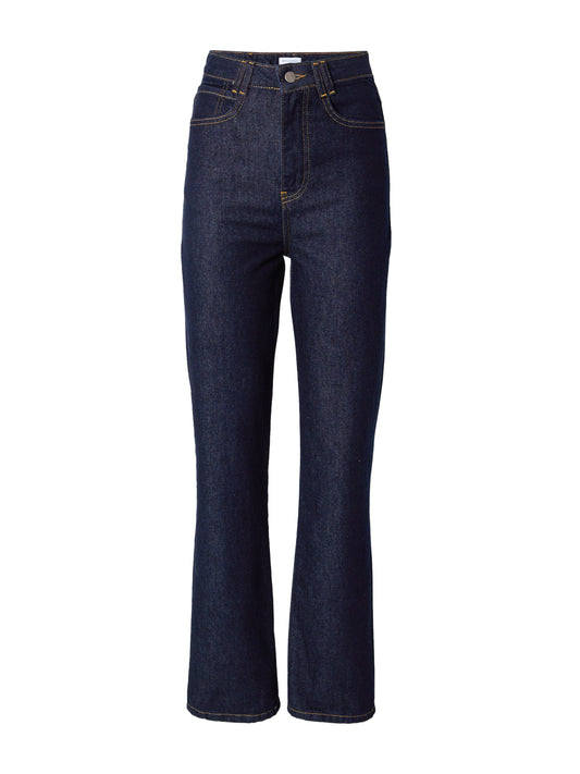 Blugi denim long straight Warehouse pentru femei indigo