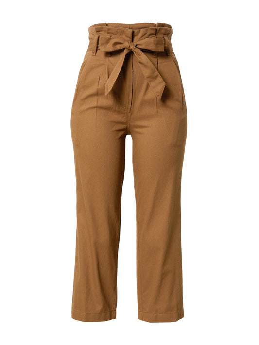 Pantaloni twill tip paperbag cu cordon Twill Warehouse pentru femei