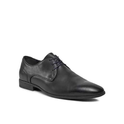 Pantofi eleganți negri din piele Lasocki Neptun 05 pentru bărbați