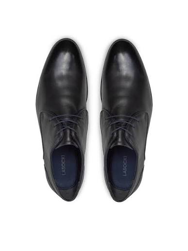 Pantofi eleganți negri din piele Lasocki Neptun 05 pentru bărbați