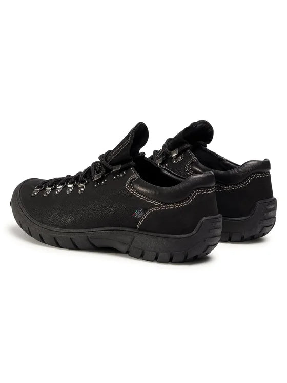 Adidași negri din piele Lasocki Uzi 01 pentru bărbați