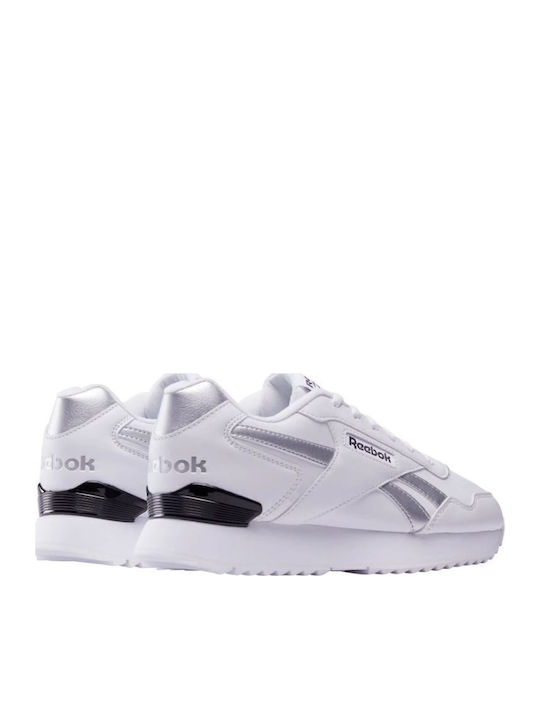 Reebok Royal Glide – Sneakers Unisex Albi cu Argintiu