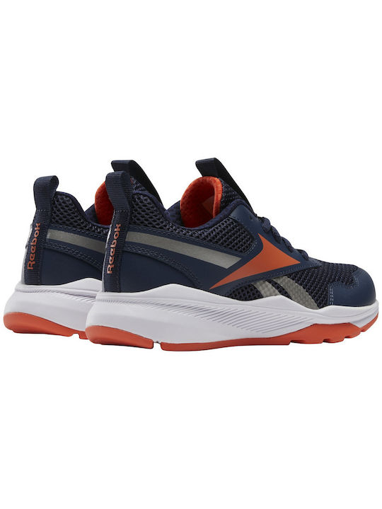 Sneakers Reebok Sport Bleumarin Unisex cu Accente Portocalii