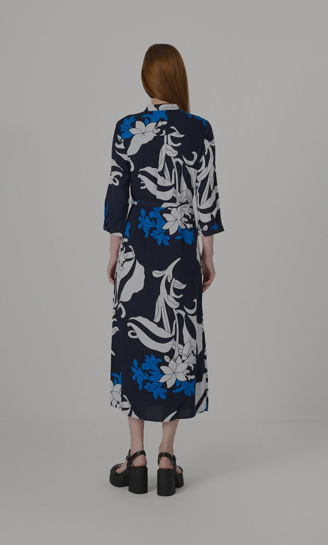 Rochie tip cămașă, cu mâneci 3/4 Vero Moda pentru femei