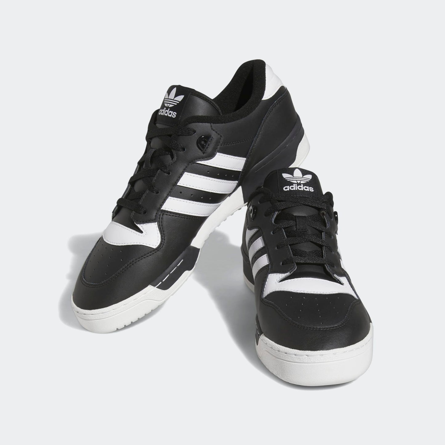Adidas Originals Sneakers Unisex Negru/Alb din Piele Naturală și Material Sintetic