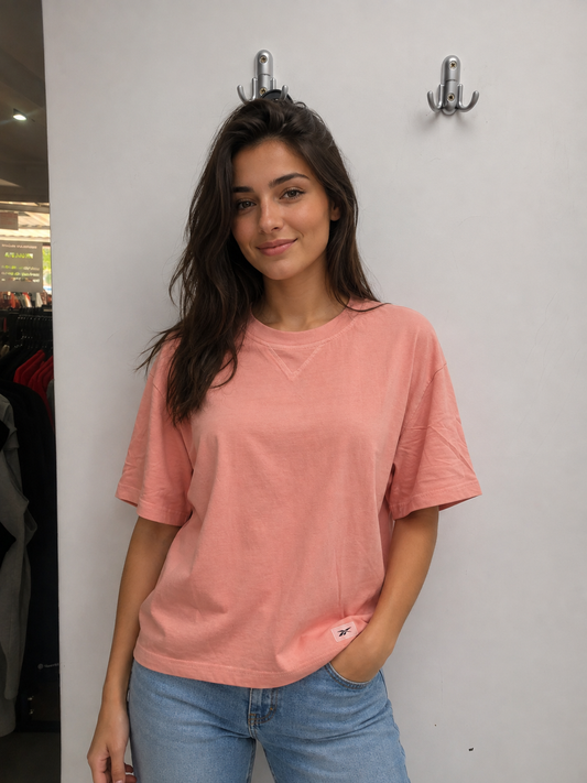 Tricou Reebok Oversize Roz Femei