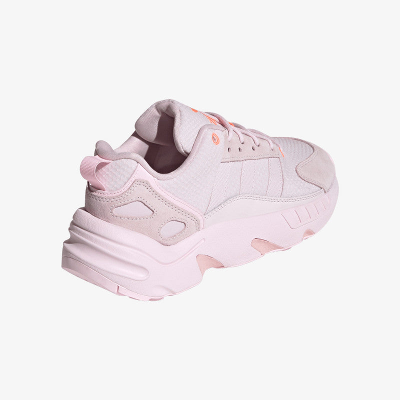 Adidas ZX 22 Boost – Sneakers Roz cu Accente Portocalii
