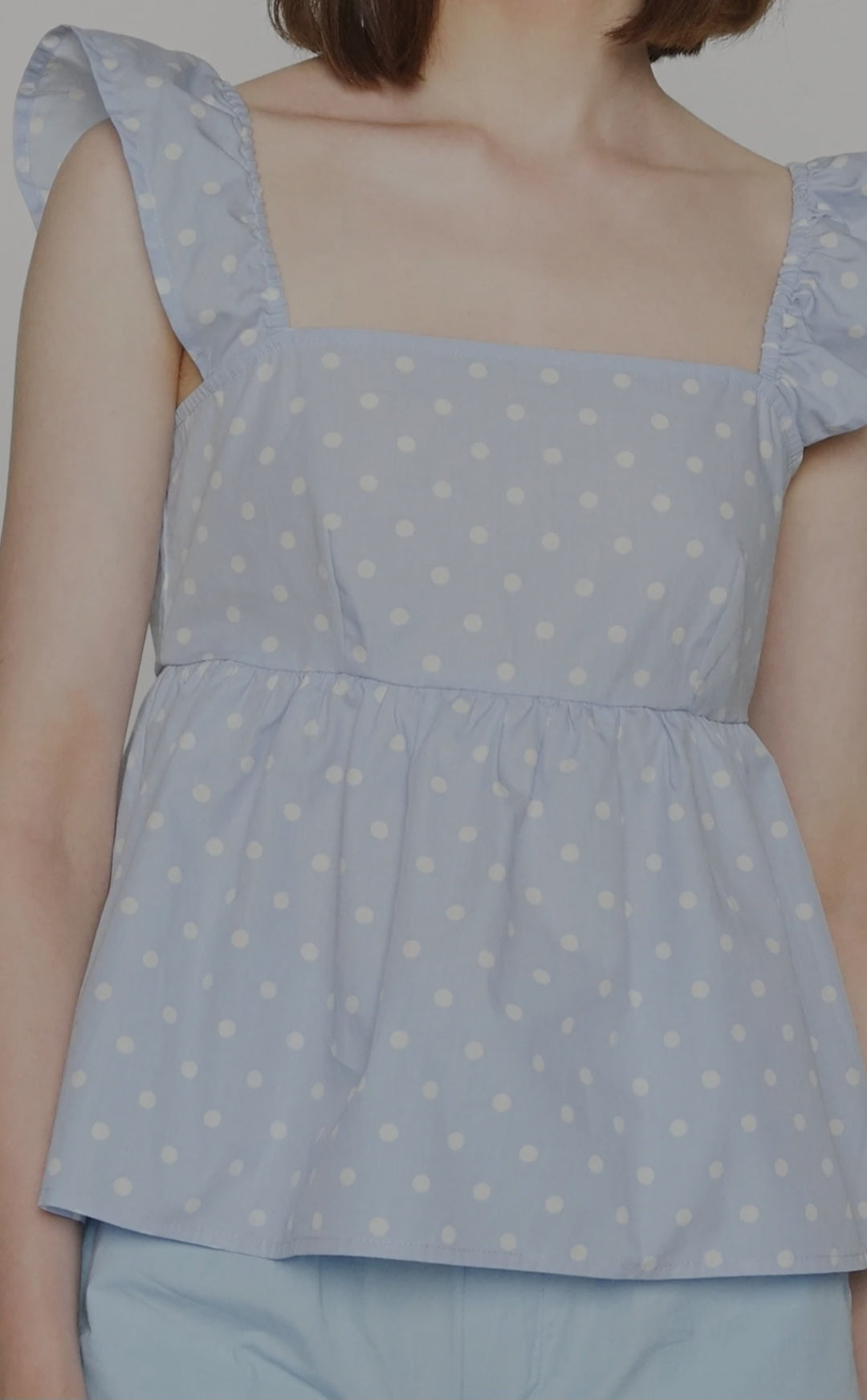 Top peplum fără mâneci Vero Moda pentru femei