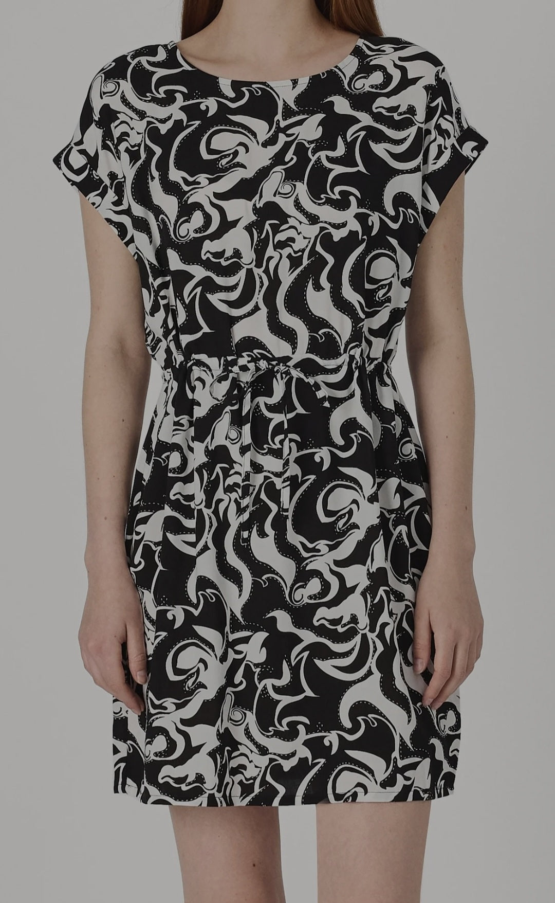 Rochie scurtă cu mânecă scurtă și detaliu de legare Vero Moda pentru femei