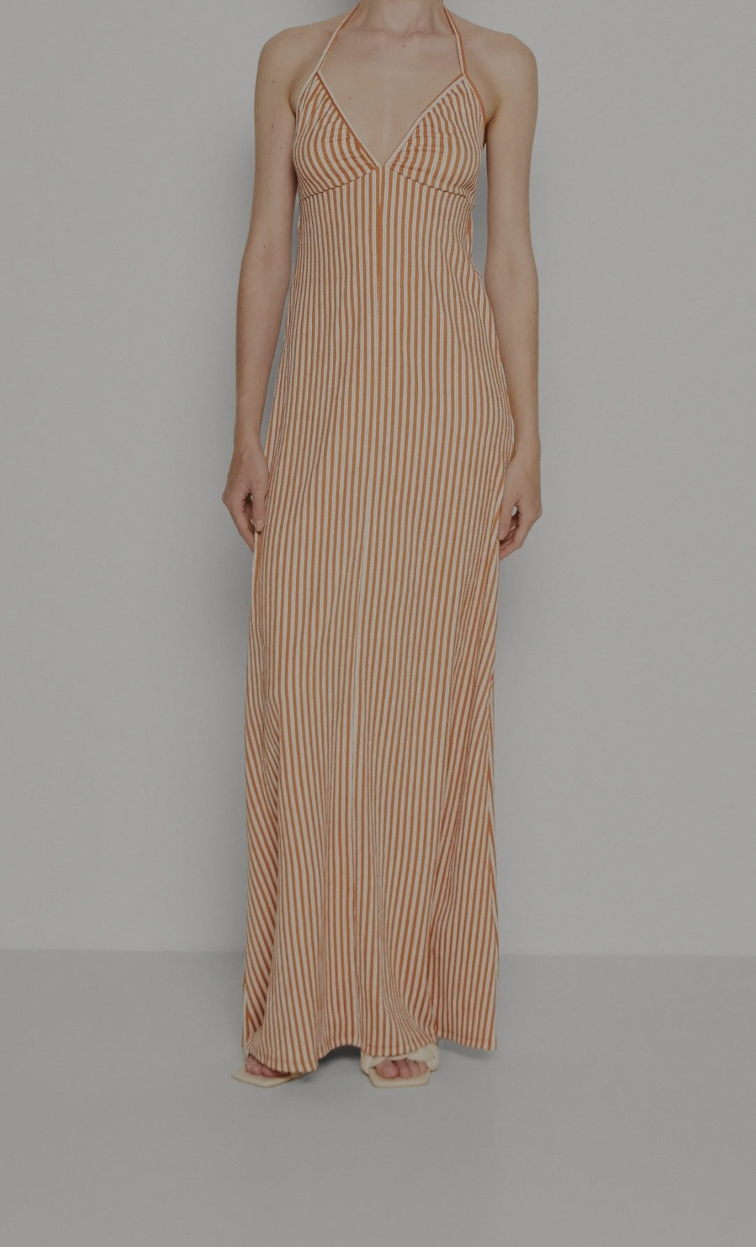 Rochie maxi Anna Field pentru femei, portocalie