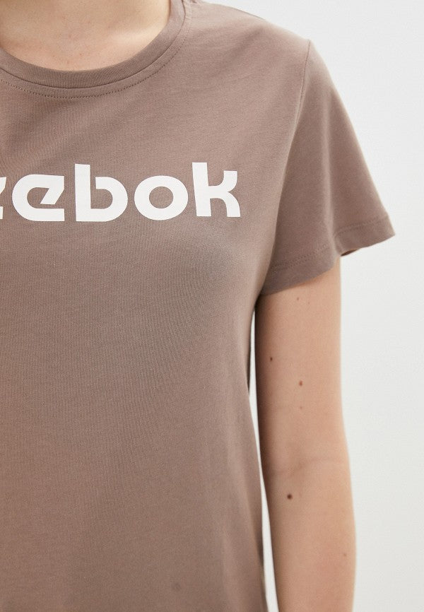 Tricou Reebok Logo Maro Taupe Femei
