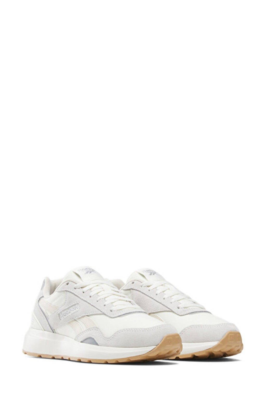 Reebok Sneakers Unisex Crem din Piele Naturală și Material Sintetic – Talpă Gum