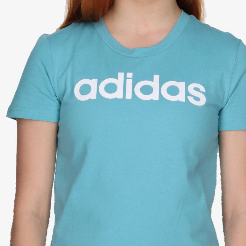 Tricou Adidas Essentials Logo Albastru Damă