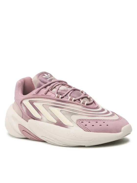 Adidas Originals Sneakers Roz Pudrat și Crem din Piele Naturală și Material Sintetic